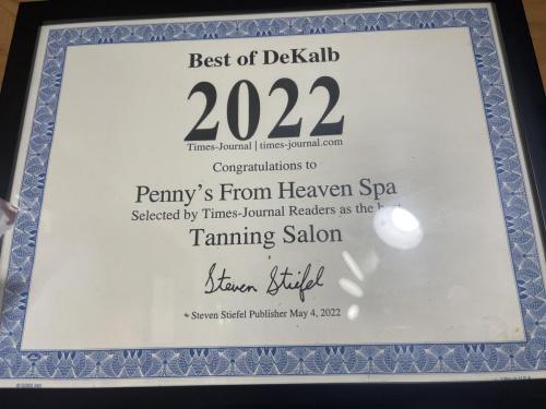 Best of DeKalb 2022 Tanning Salon